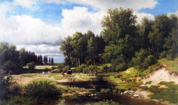 Михаил Клодт Лесной пейзаж