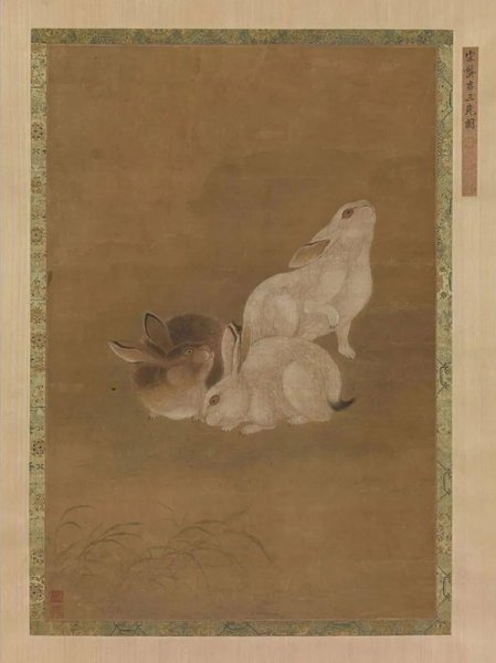 Кролики в японской живописи