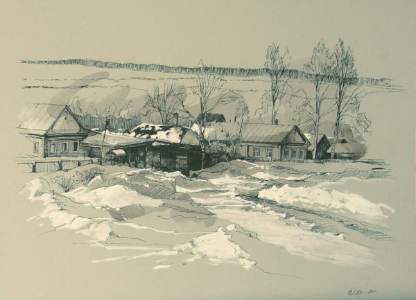 Офорт Никиреева Венеция