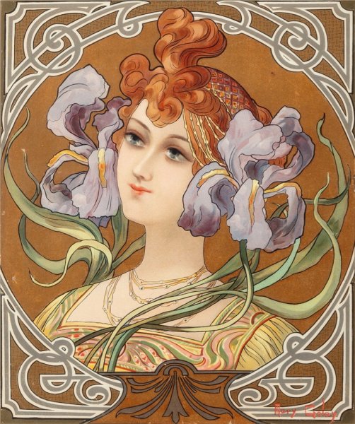 Альфонс Муха стиль Модерн