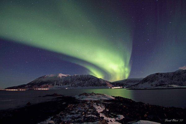 Северное сияние Белушья губа