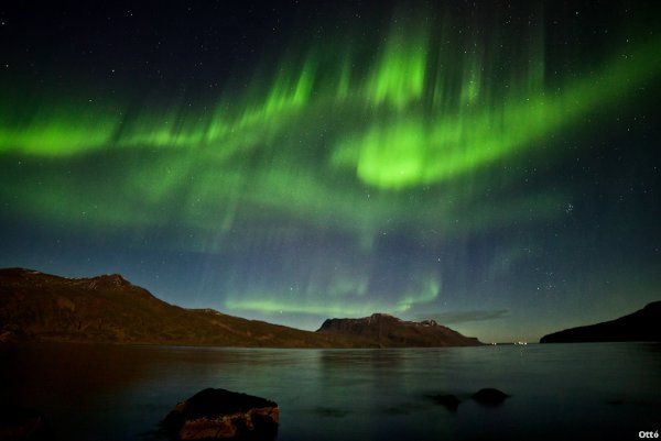 Северное сияние на новой земле