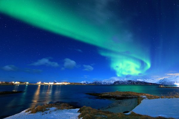 Тромсе полярное сияние