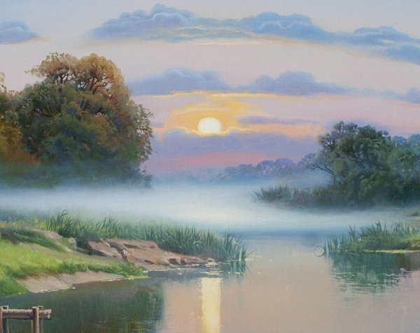 Летний пейзаж Анна Лакисова