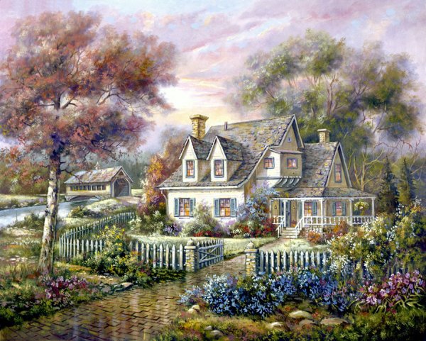 Томас Кинкаде старинный дом