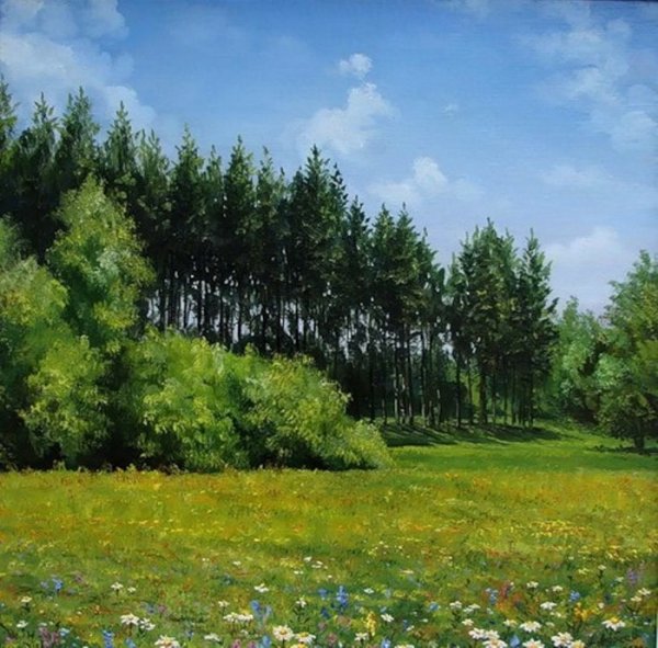 Шишкин Лесная Поляна картина