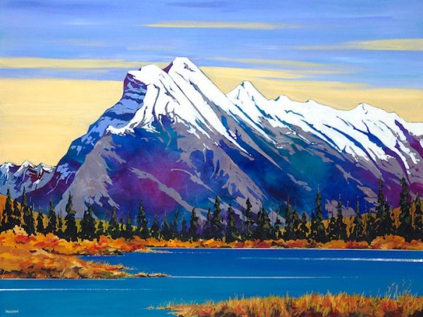 Бельчев картины горы акрилом