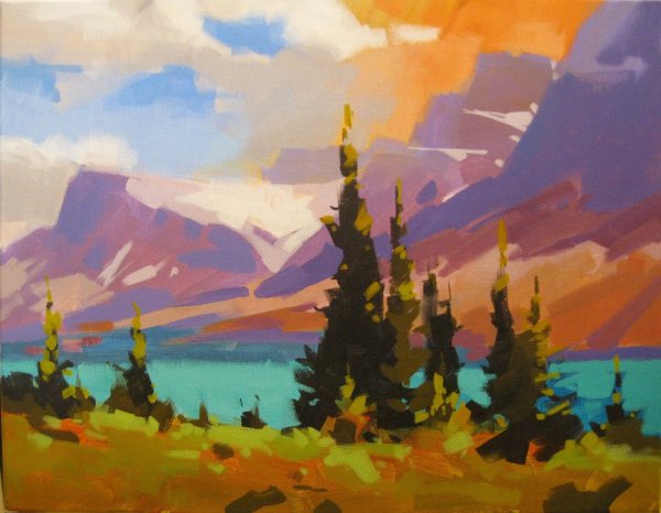 Канадский художник пейзажист Майк своб