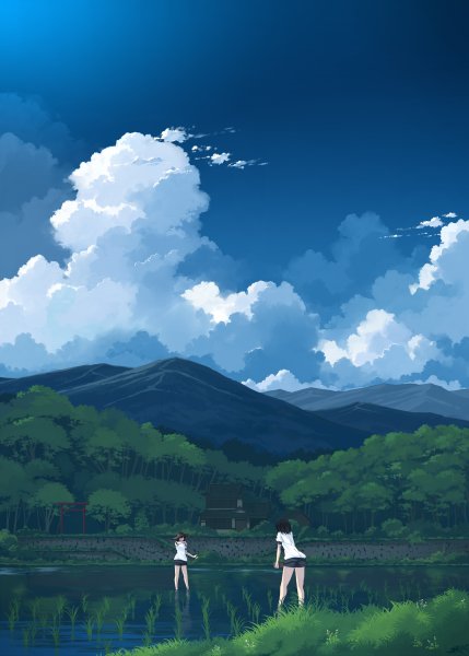 Тохо генсокё пейзаж