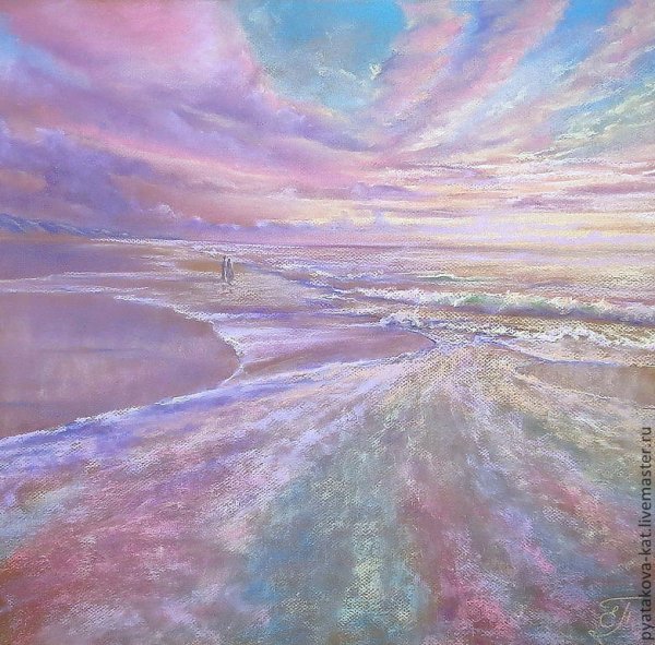 Пейзаж в пастельных тонах