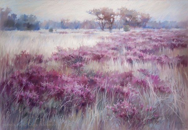 Акварель пастель