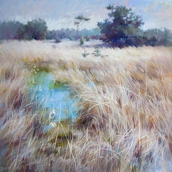 Художник Абрамова пастель