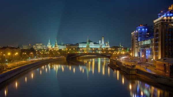 Кутузовский проспект Москва закат