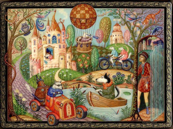 Лаковые миниатюры Даниила Молодкина