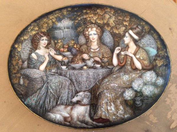 Шапкин Олег художник лаковой миниатюры