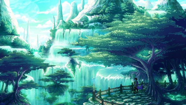 Аниме природа