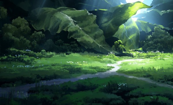 Аниме природа