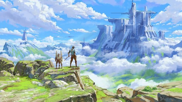 Фэнтези арт пейзаж