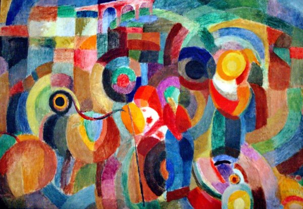 Соня Делоне рынок в Миньо 1915