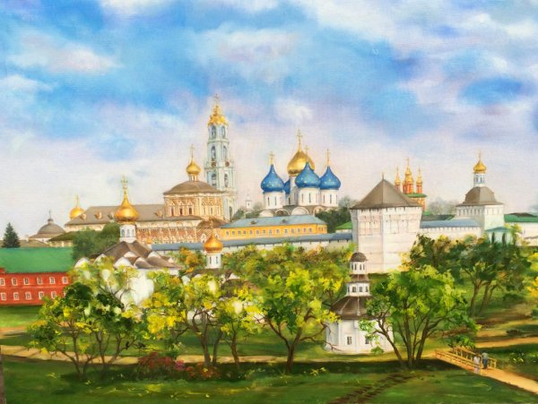 Троице Сергиева Лавра в Сергиевом Посаде живопись