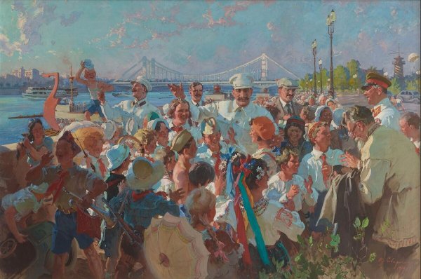 Соцреализм иллюстрации