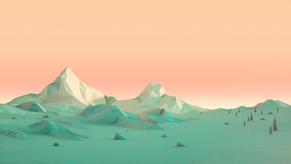Low Poly Минимализм