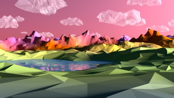 Абстрактный пейзаж