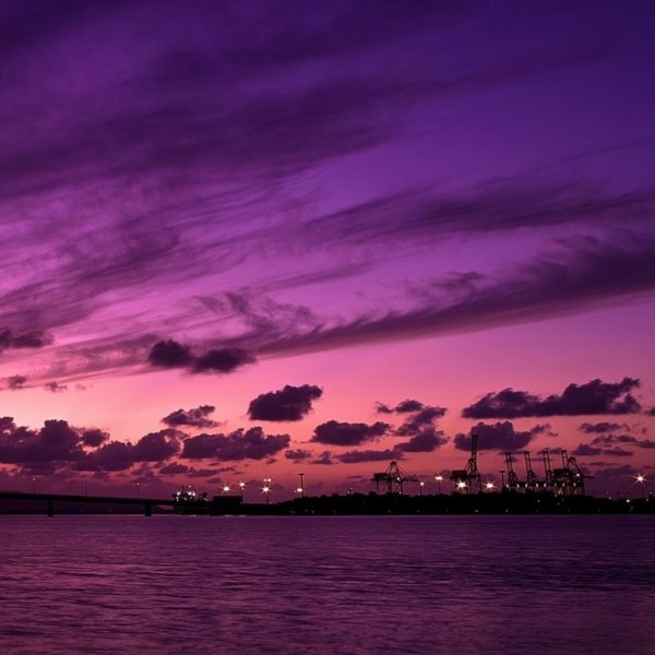 Фиолетовый закат