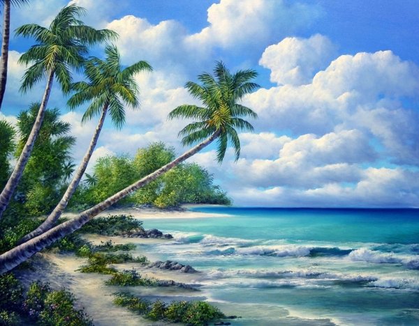 Американская художница-маринист Judy dy'ans