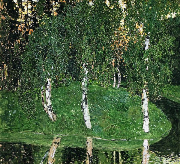 Александр Головин. Березки. 1908-1910