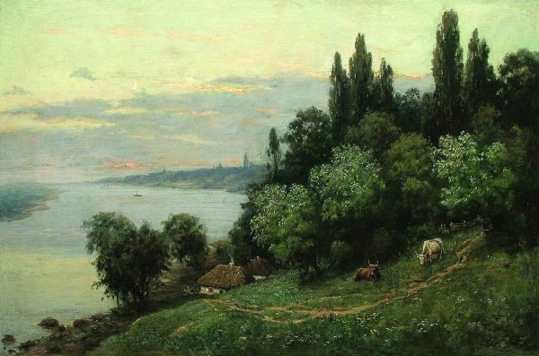 Владимир Донатович Орловский, "летний день",1884 г.