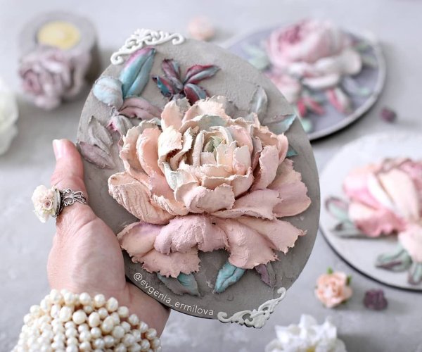 Скульптурная живопись Евгении Ермиловой фото