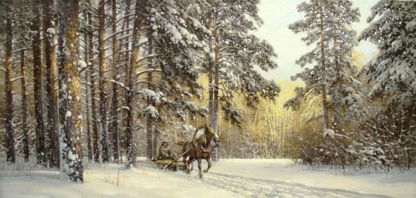 Дмитрий Колпашников зимние пейзажи