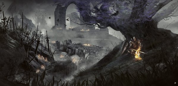 Дарк соулс 1 локации арт
