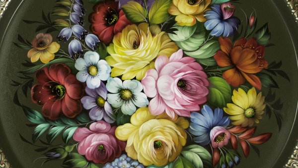 Лариса Гончарова Жостовская роспись