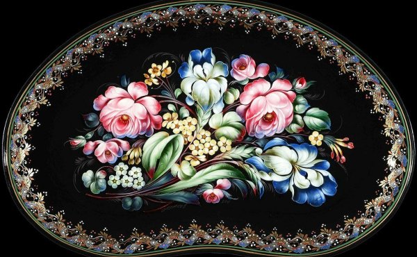 Жостовский поднос Леткова