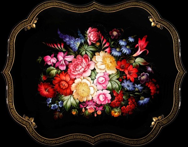 Народная роспись Жостовская