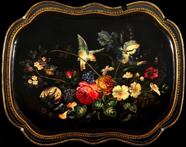 Жостовская роспись 19 век