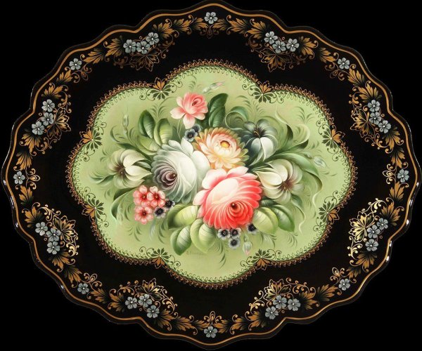 Жостовские подносы Кошкина