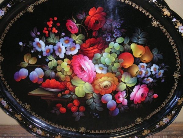 Искусство лаковой миниатюры Жостово