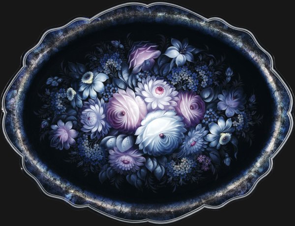 Жостовские подносы Кошкина