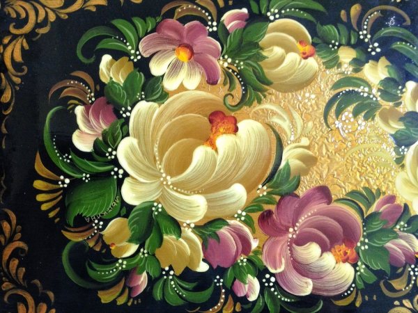 Петербургская роспись Жостовская