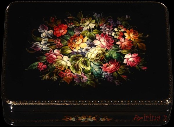 Расписные подносы Сергея Филиппова Жостово