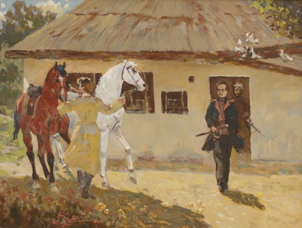 Михаил Юрьевич Лермонтов живопись