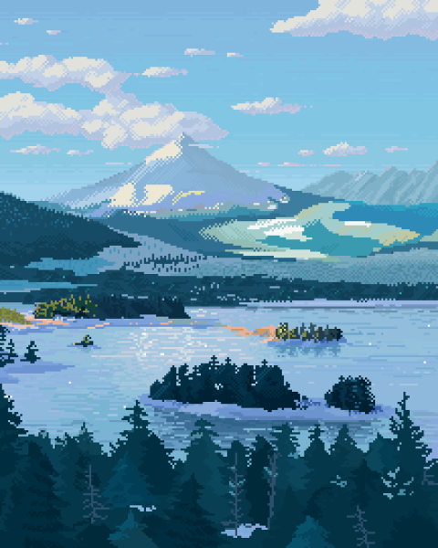 Фон пиксели