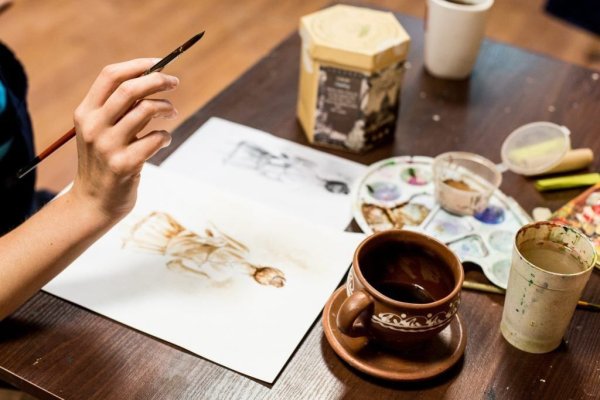 Рисование кофе мастер класс