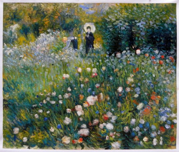 Пьер Огюст Ренуар в саду