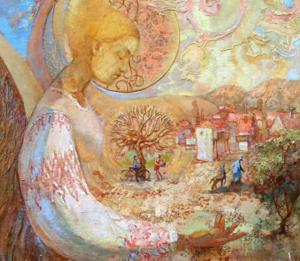 Ангелы в современной живописи