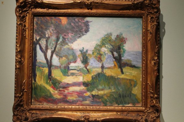 Анри Матисс корсиканский пейзаж оливы