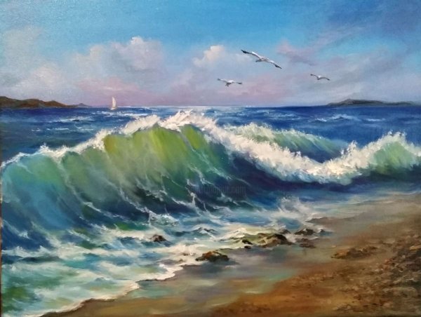 Маринист Георгий Дмитриев